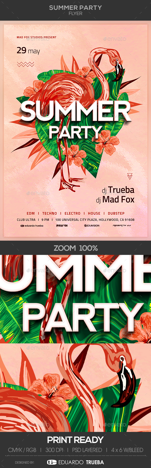 Summer Party Flyer - Clubs & Parties Events