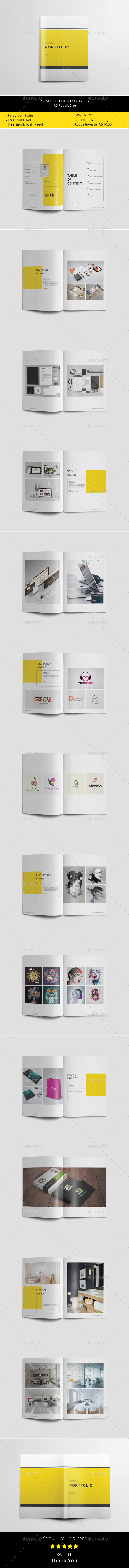 A5 Graphic Design Portfolio - Portfolio Brochures