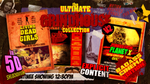 The Ultimate GRINDHOUSE Collection I Pulp Friction Pack Volume 2