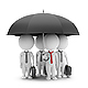 3D Small People - Manager with an Umbrella and His Team - GraphicRiver Item for Sale