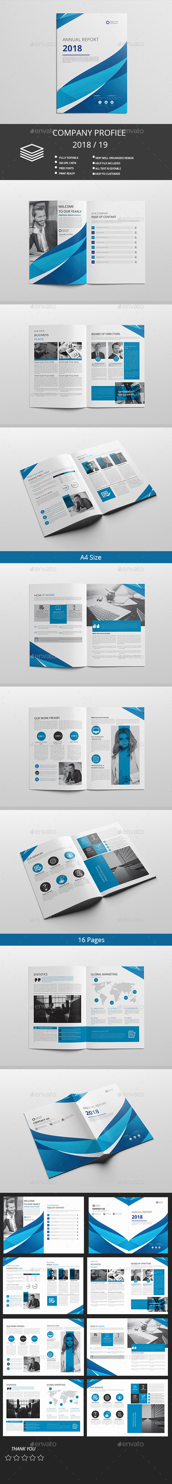 Company Profile - Brochures Print Templates