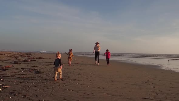 Family Time at the Beach