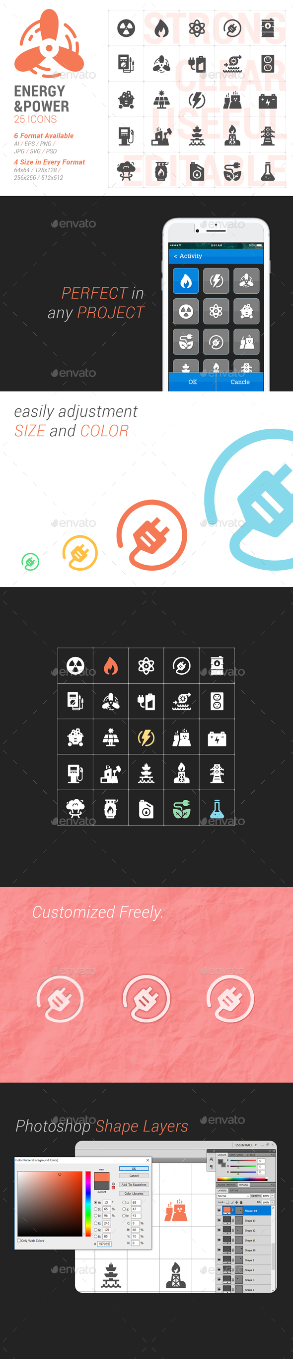 Energy & Power Filled Icon - Icons