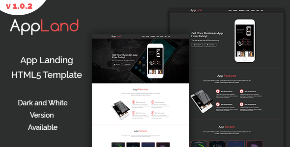 AppLand - Responsive App Template - Software Technology