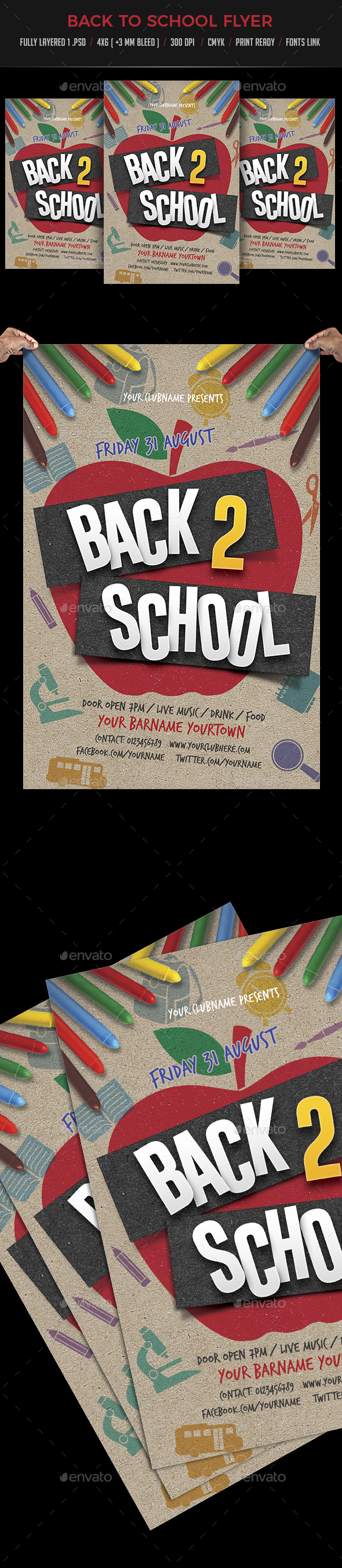 Back to School Flyer - Events Flyers