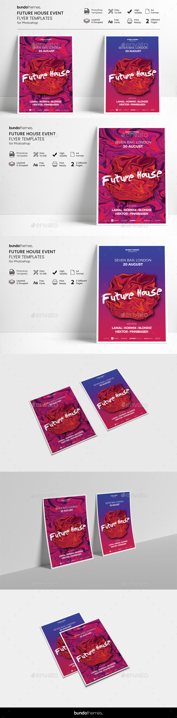 Future House Event Flyer - Events Flyers