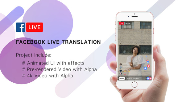 FaceBook Live Translation - VideoHive 22289820