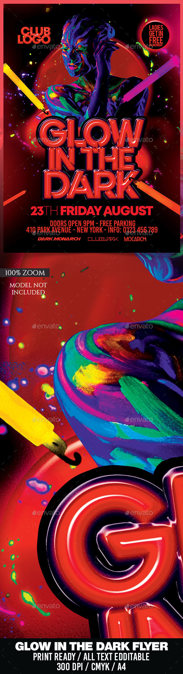 Glow In The Dark - Clubs & Parties Events