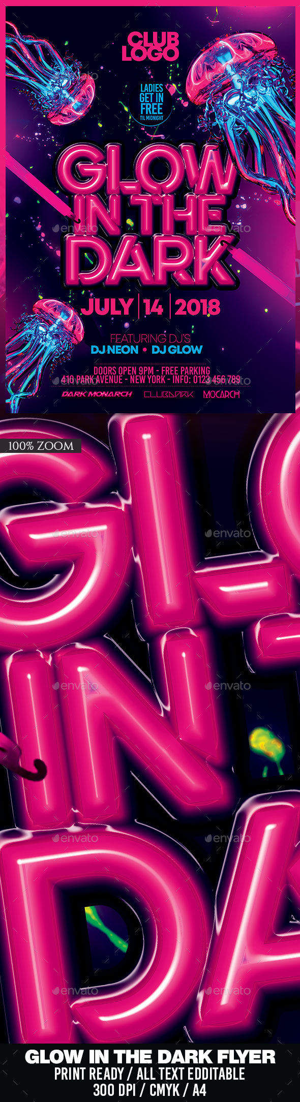 Glow In The Dark - Clubs & Parties Events
