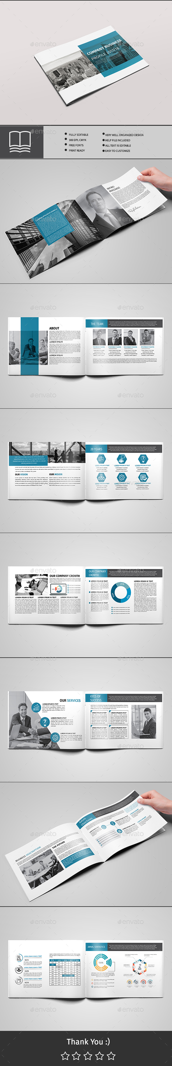Company profile - Brochures Print Templates