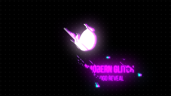 Modern Glitch Logo - VideoHive 22292116