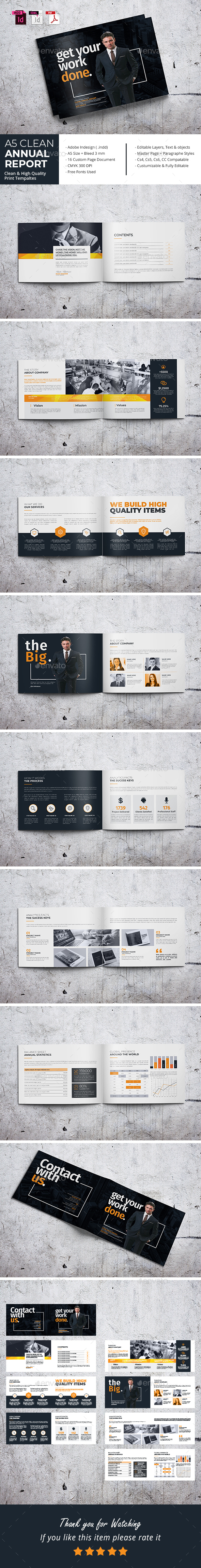 A5 Clean Annual Report 2018 - Catalogs Brochures