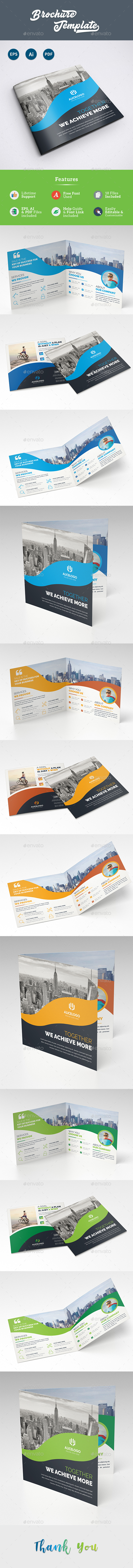 Square Bi-Fold Brochure - Corporate Brochures
