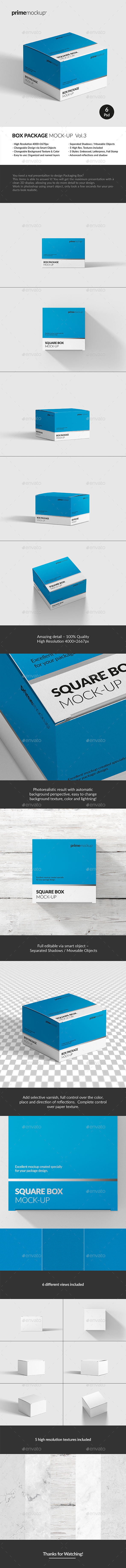 Package Box Mock-Up Vol.4 - Packaging Product Mock-Ups