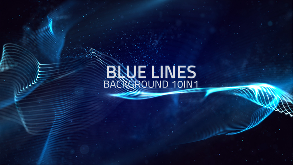 Blue Lines Background 10in1