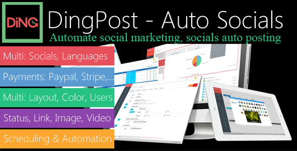 DingPost - Social Auto Poster, Auto Scheduler & Marketing Solutions