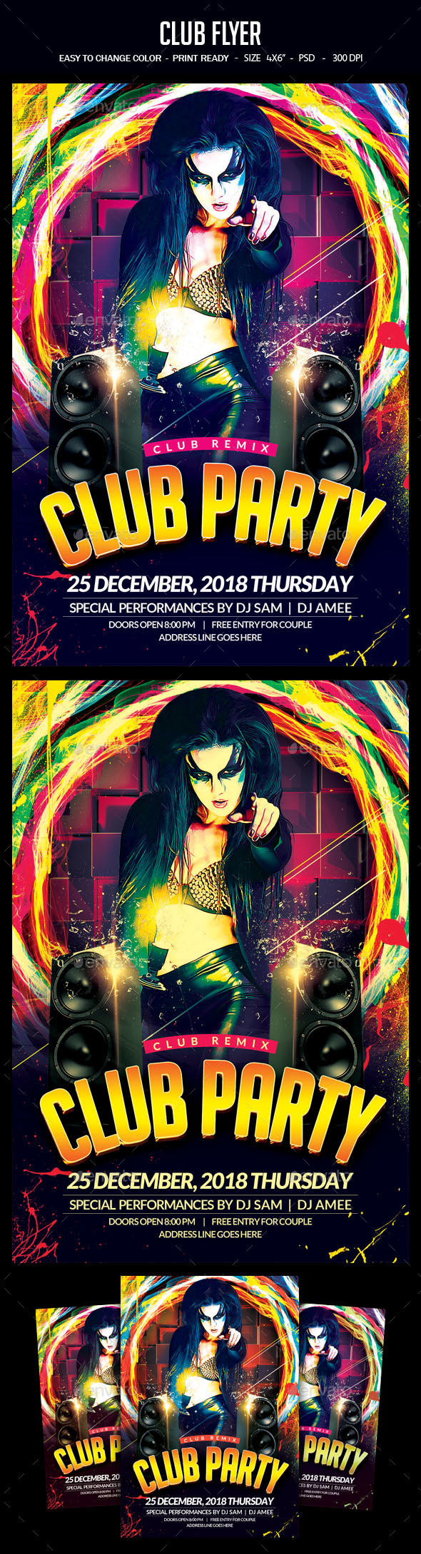 Club Flyer - Clubs & Parties Events
