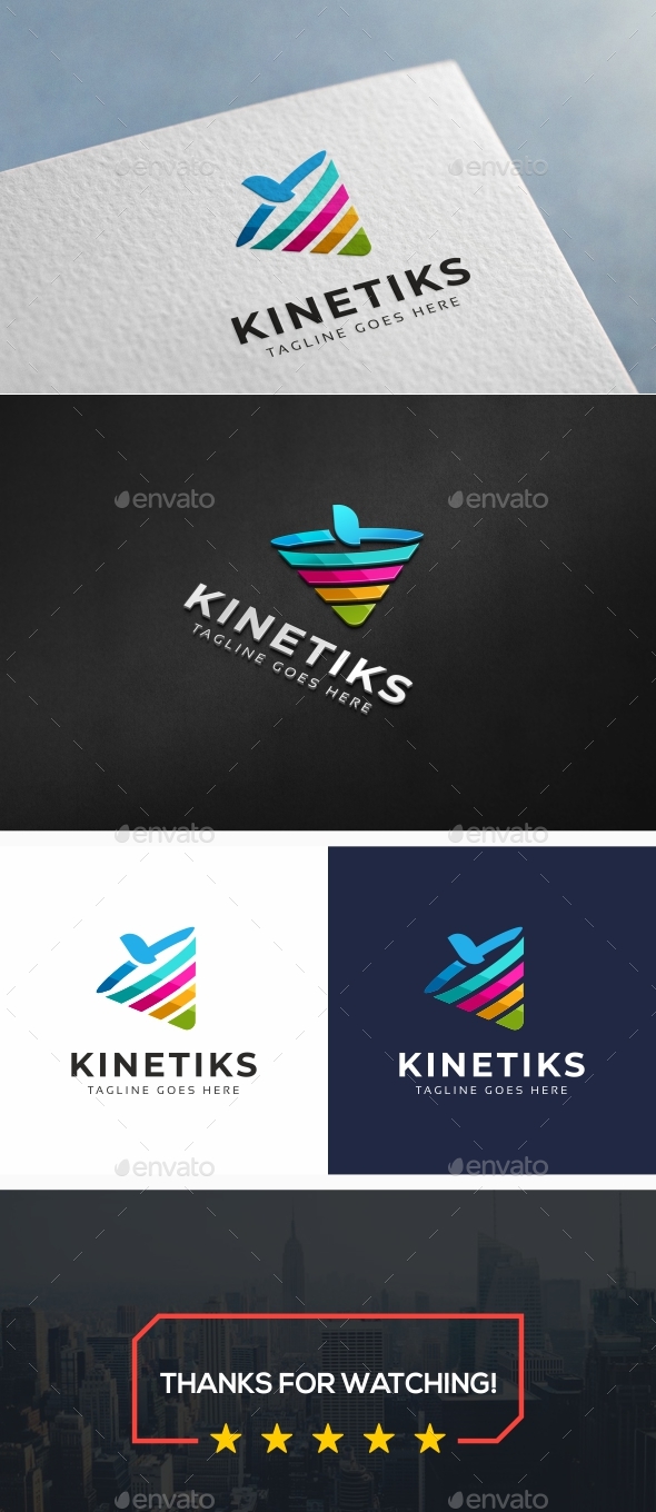 Kinetiks Rotation Logo - Symbols Logo Templates