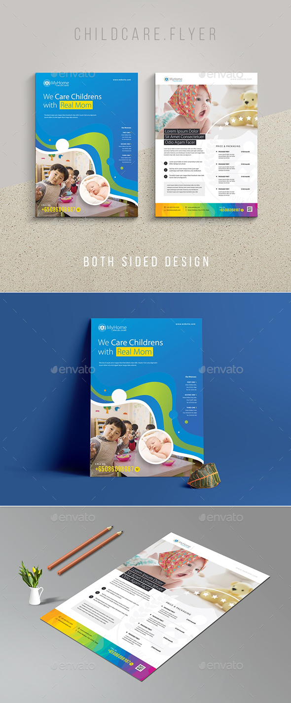 Childcare Maternity Flyer - Corporate Flyers