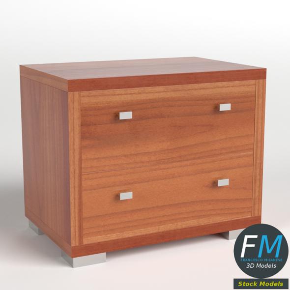 Bedside Table 2 - 3DOcean Item for Sale