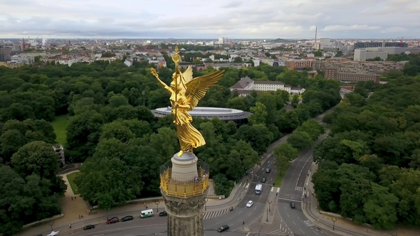 Shiny Victory Column in Berlin