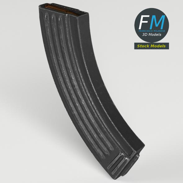 Rifle Steel Ammunition Magazine - 3DOcean Item for Sale