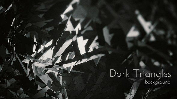 Dark Triangles Background
