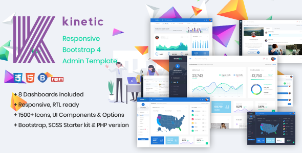 Special Kinetic - HTML Bootstrap 4 Admin Template