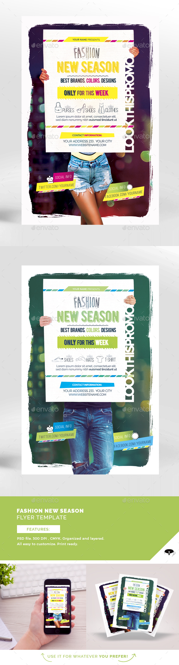 Fashion New Season Flyer Template - Events Flyers