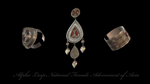 National Female Adornment of Asia