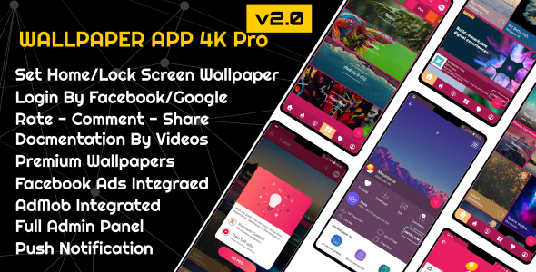 4K Wallpaper App Pro v2.0 - Material Design - CodeCanyon Item for Sale