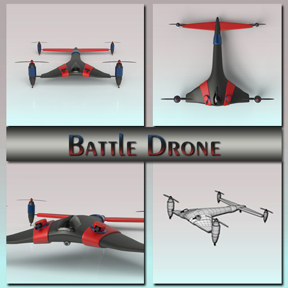 Battle Drone - 3Docean 22304655