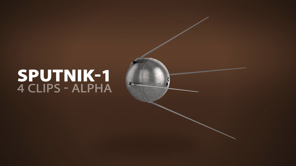 Sputnik-1 Rotating Multiple Angles