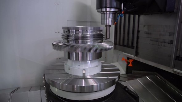 Metalworking CNC Milling Machine. alt