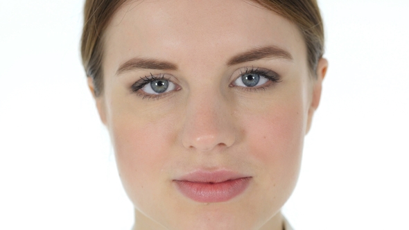 Serious Woman Face, Stock Footage | VideoHive