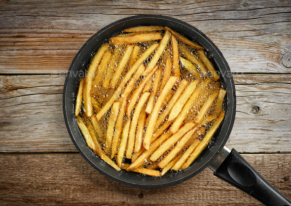 frying french fries Stock Photo by magone | PhotoDune