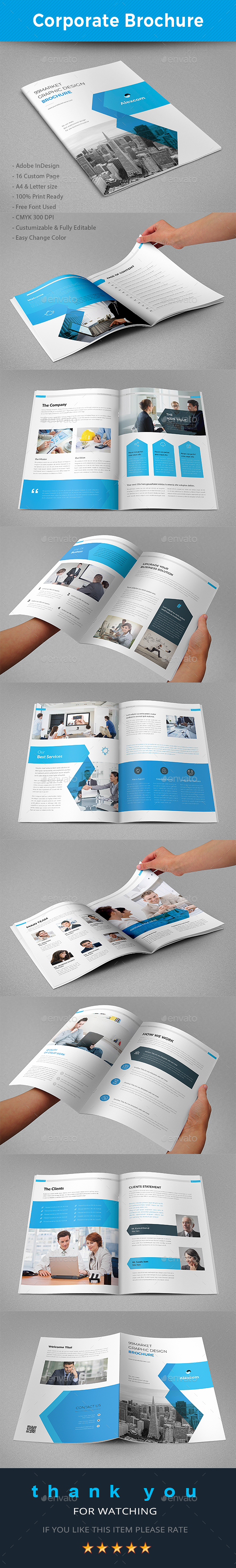 Corporate Brochure - Brochures Print Templates
