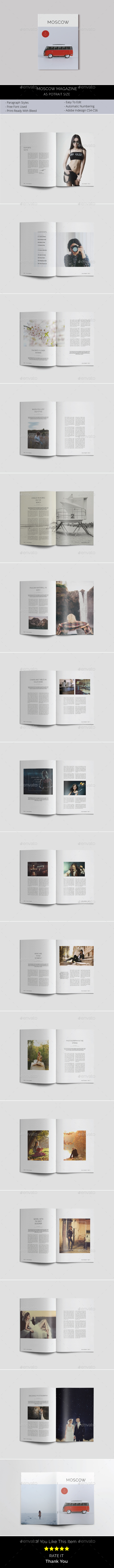 A5 Moscow Magazine - Magazines Print Templates