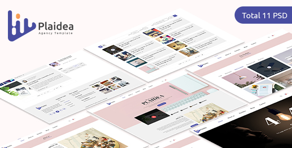 Plaidea - Agency/Corporate PSD Template