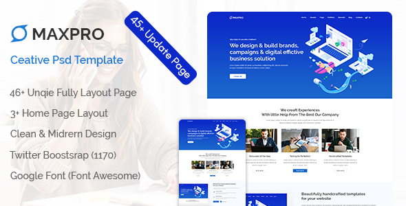 Maxpro - Creative - ThemeForest 22045690