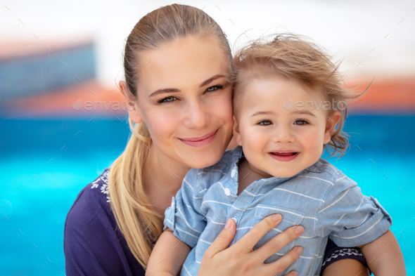 Happy mother with child - Stock Photo - Images