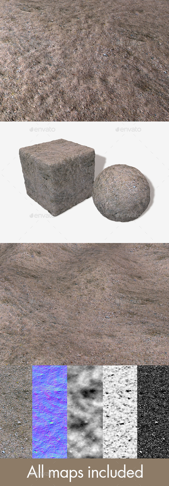 Gravel Seamless Texture - 3Docean 22313155
