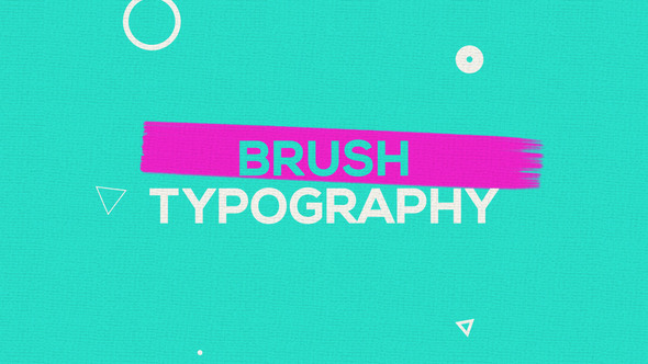 Brush Typography Promo - VideoHive 22314276