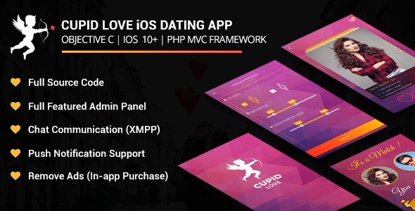 Cupid love iOS Native Application - CodeCanyon Item for Sale
