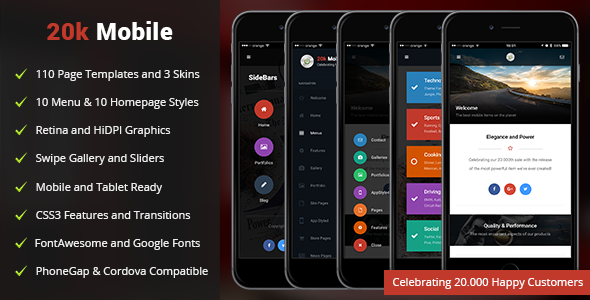 20k Mobile - CodeCanyon 22316972