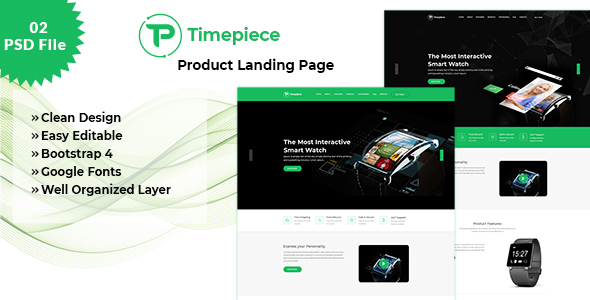Timepiece - Product - ThemeForest 22147044