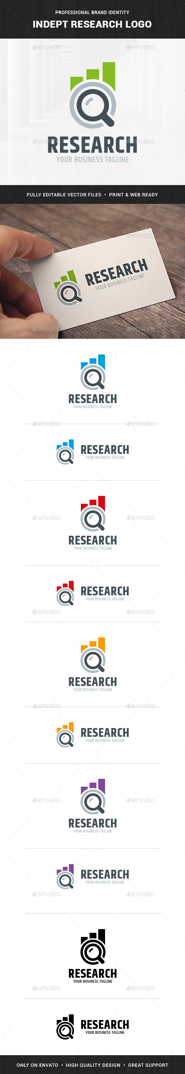 Indept Research Logo Template - Symbols Logo Templates
