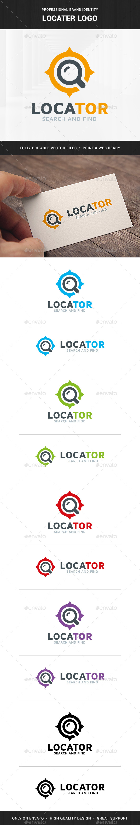 Locator Logo Template - Symbols Logo Templates