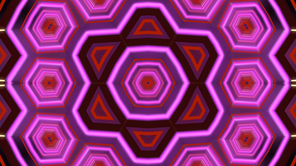 Colorful Kaleidoscope VJ Loops