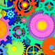 2 Colorful Cogwheels Background - VideoHive Item for Sale